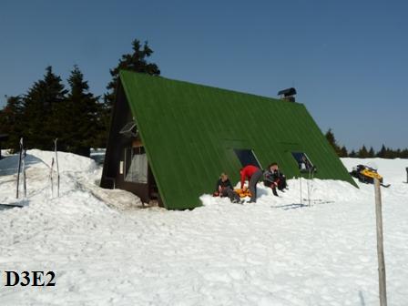 kiosek Horské služby na Velké Deštné